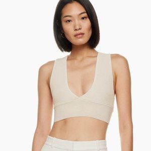 Aritzia Babaton Sculpt Knit Deep V Tank